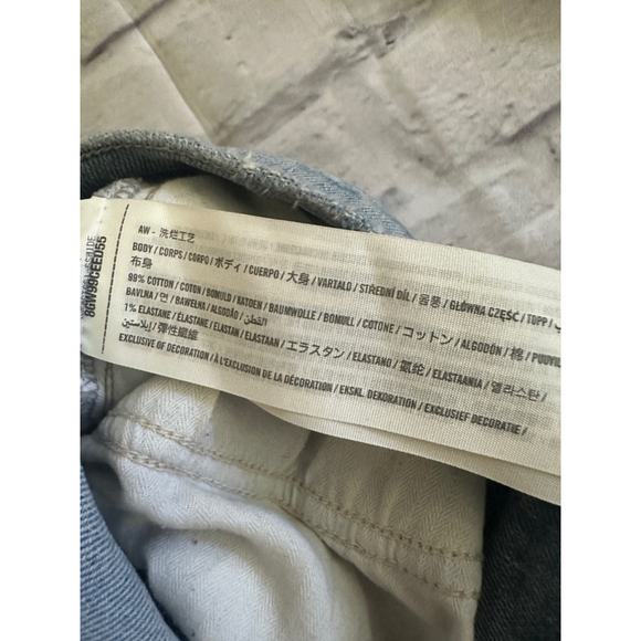 Abercrombie & Fitch Dad Jeans Size 36 22 Short Blue - Picture 5 of 7